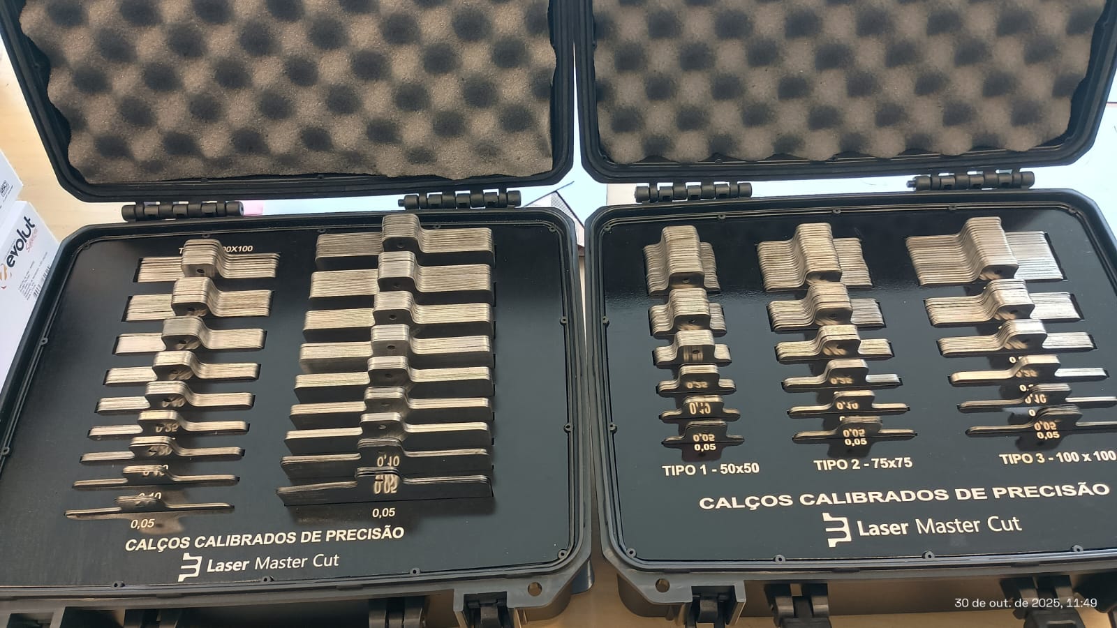 Maleta De Calços Em Aço Inox