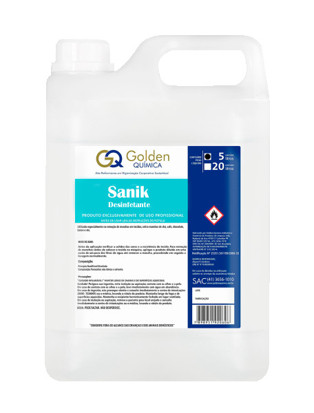 Desinfetante Para Sanitização De Ambientes