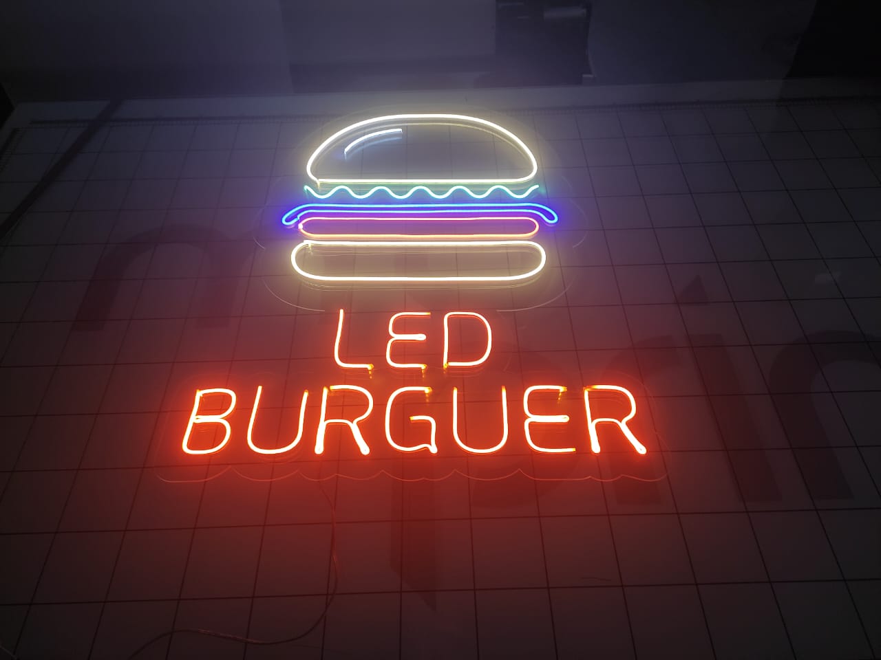 Painel Led Neon Personalizado Em Várias Cores