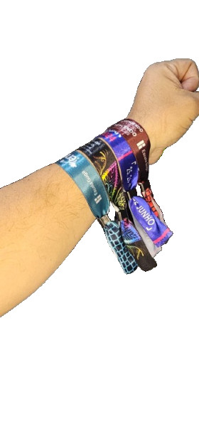 Pulseira De Tecido Personalizada