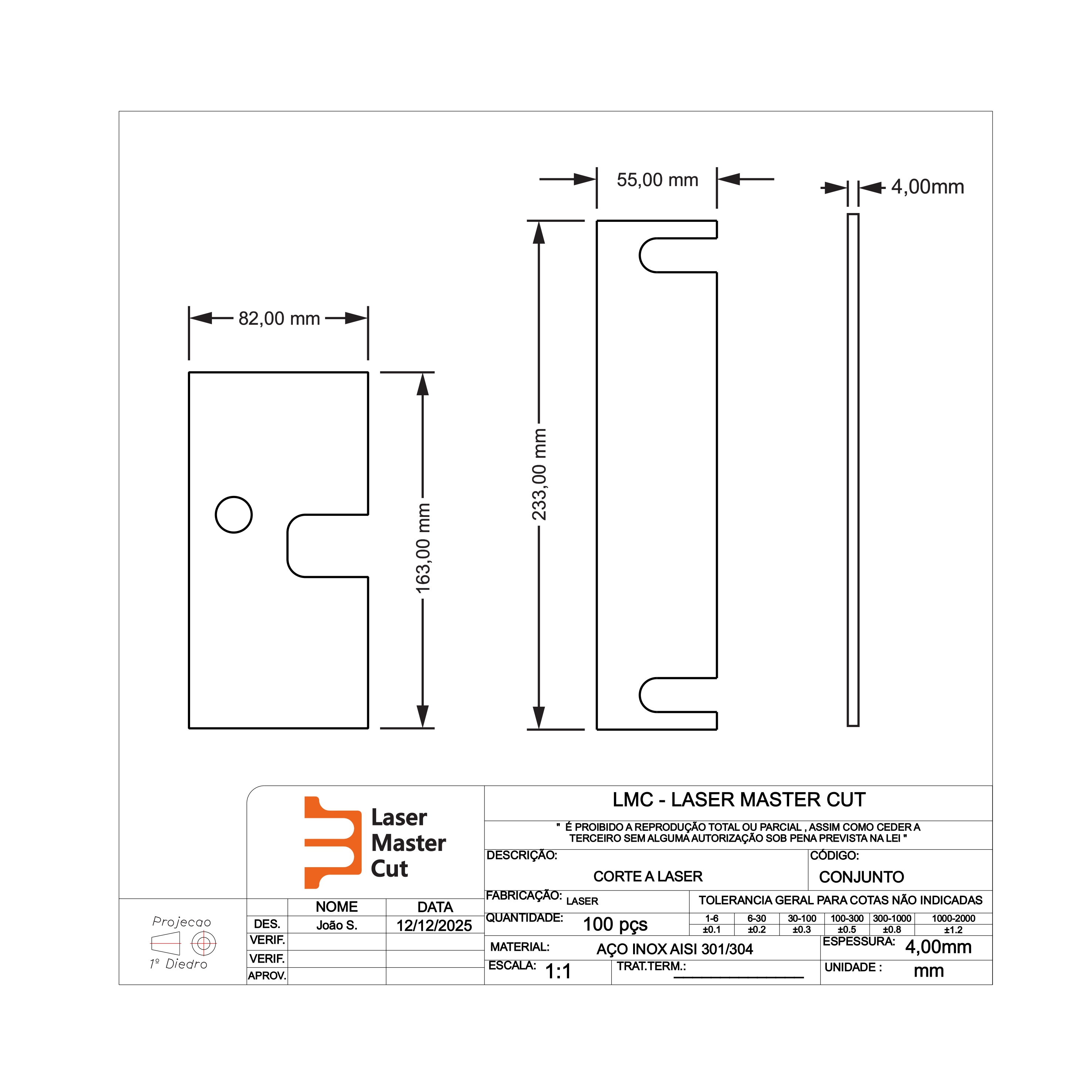 Corte A Laser Para Projetos Industriais