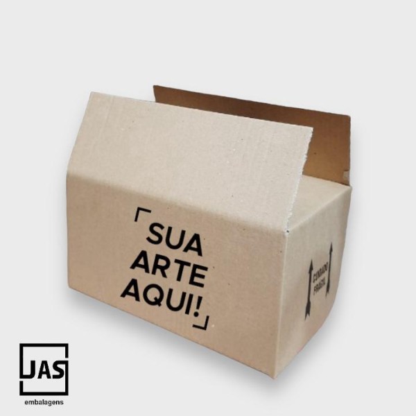 Caixa De Papelão Ondulado Kraft