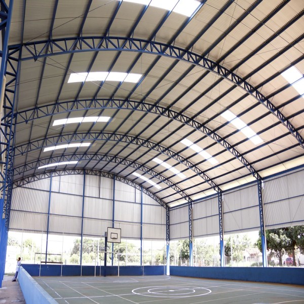 Estrutura Metalica Quadra Esportiva