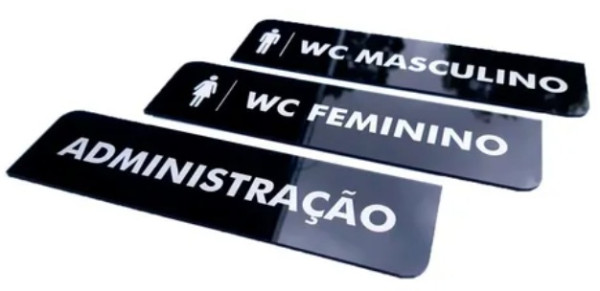 Placa De Identificação Personalizada