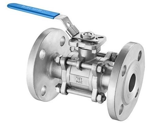Tripartida Passagem Reduzida Com Flanges