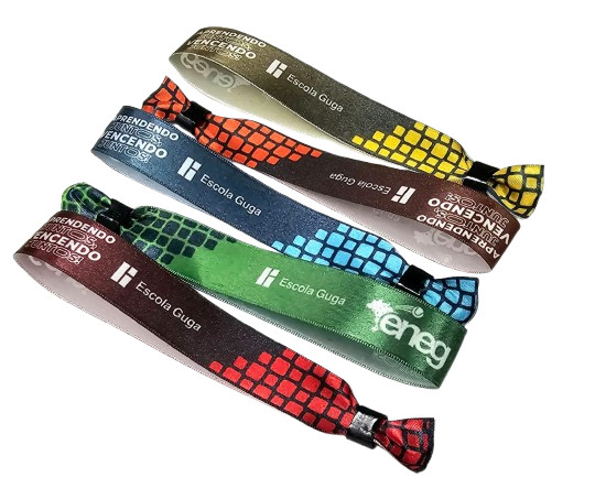 Pulseira De Convidados Para Festas Em Cetim