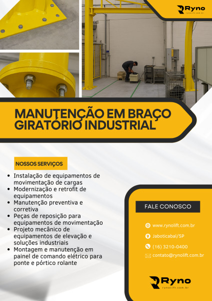 Braço Giratório Com Garantia Estrutural