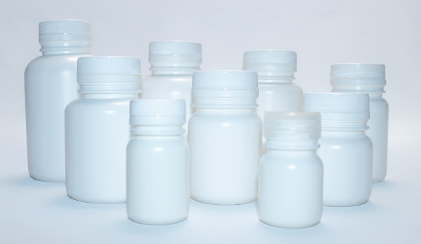 Pote Polietileno Grau Farmacêutico