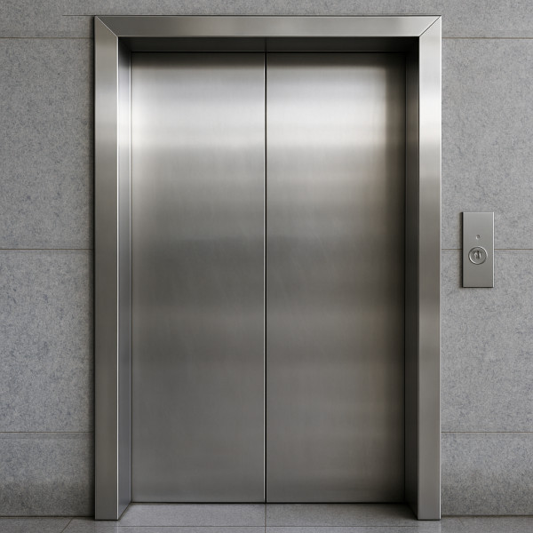 Batente Inox Elevador Para Ambientes Públicos