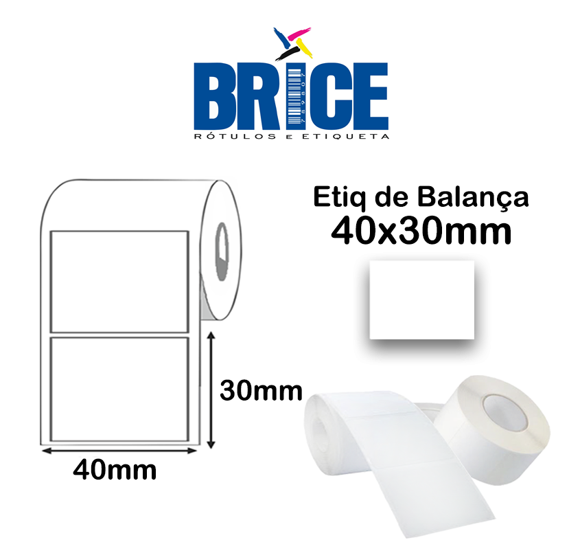 Rolo De Etiquetas Térmicas 1000