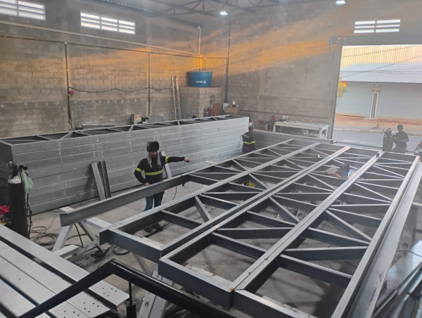 Estrutura Metálica De Aço Para Construção