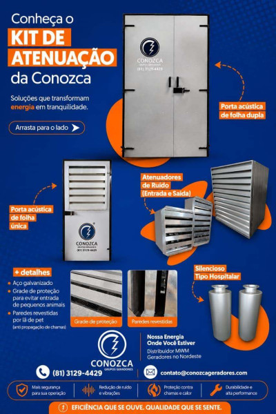 Atenuação de ruído a venda