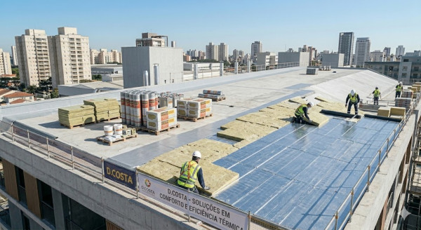 Isolamento térmico para laje