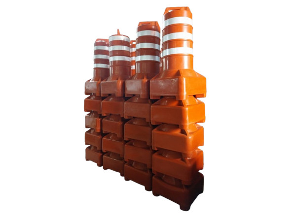 Cone barril de sinalização