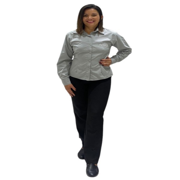 Calça Social Feminina Uniforme Preta