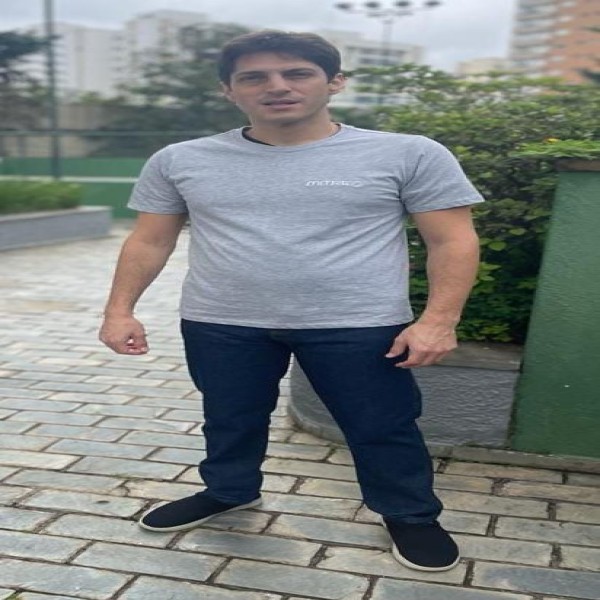 Camiseta Malha Pv Bordada