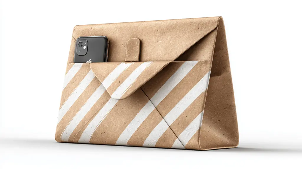 Envelope e commerce de plástico