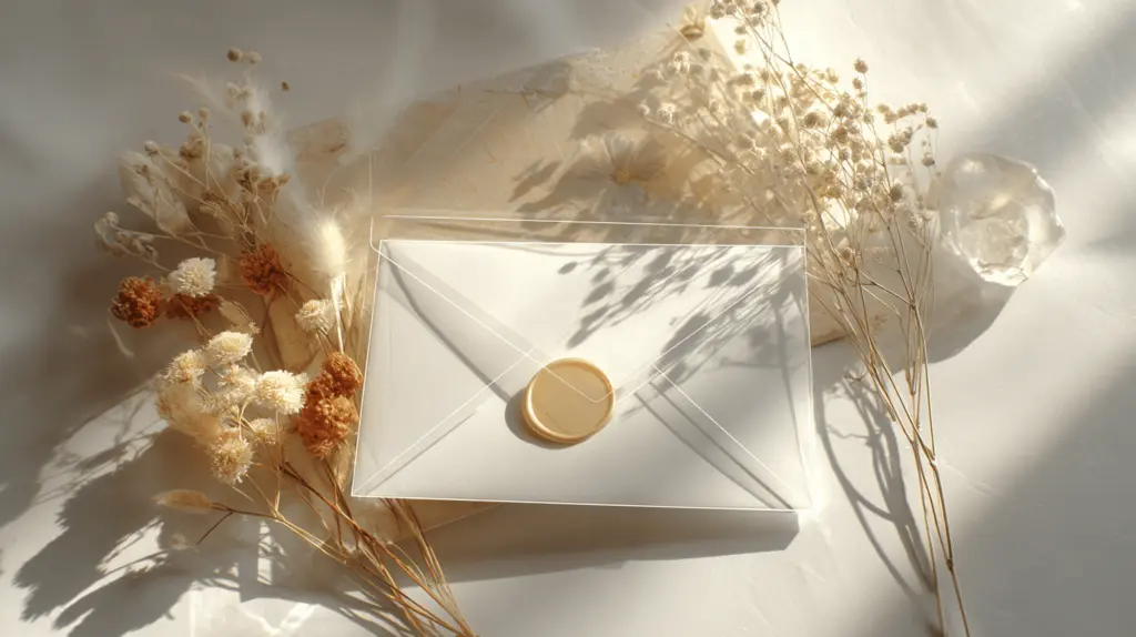 Envelopes plásticos transparente