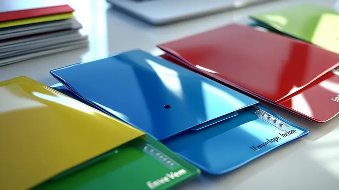 Envelope vai e vem de papel