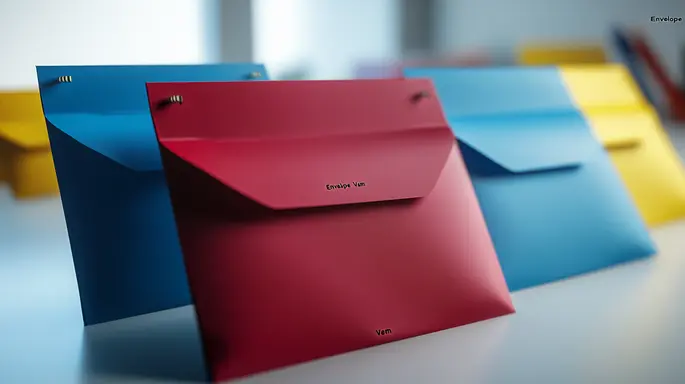 Envelope vai e vem papel