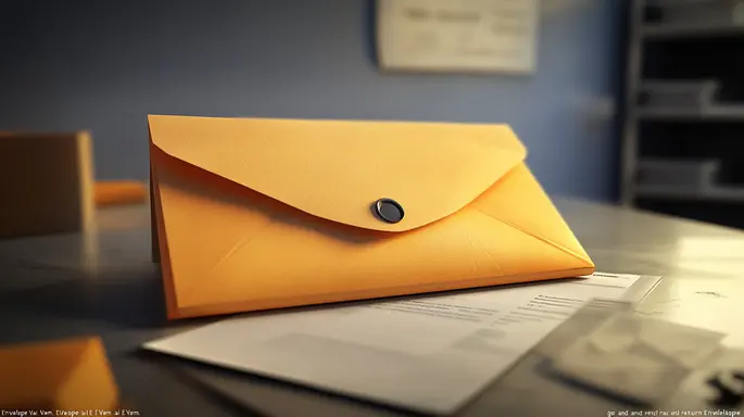 Envelope vai e vem para escritório
