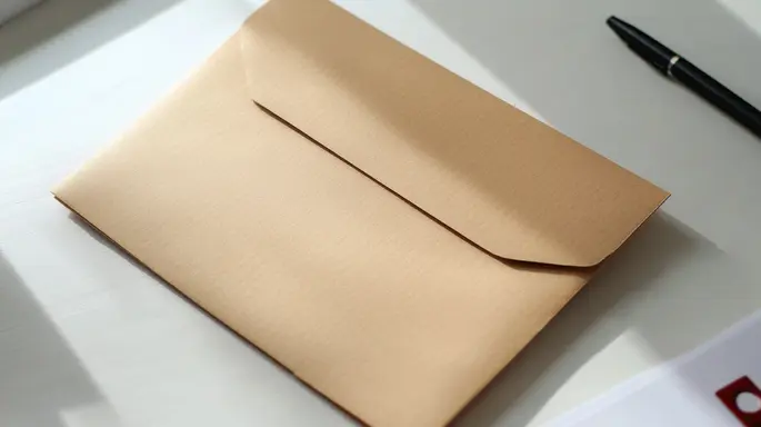Envelopes vai e vem com adesivo