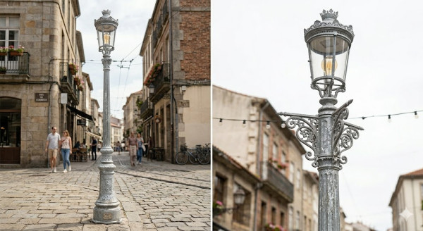 Poste De Ferro Galvanizado