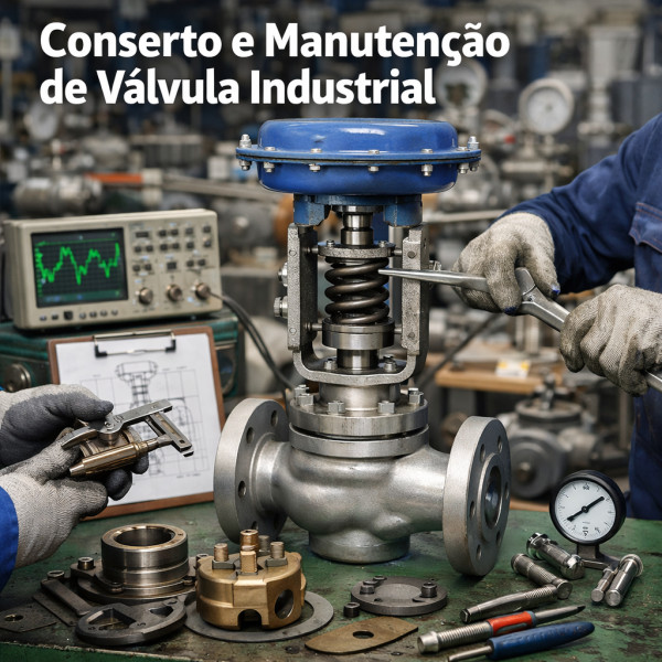 Conserto e Manutenção de Válvula Industrial