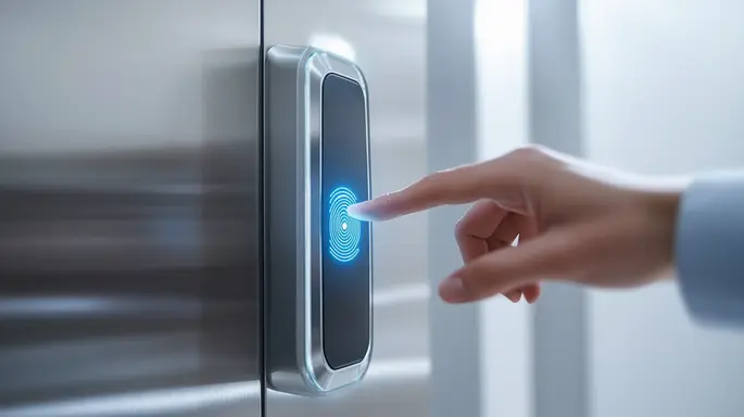 Fechadura biometrica embutir