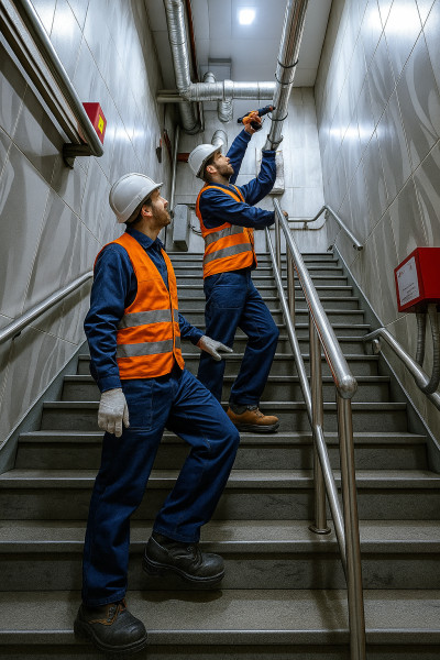 Manutenção De Escadas De Segurança