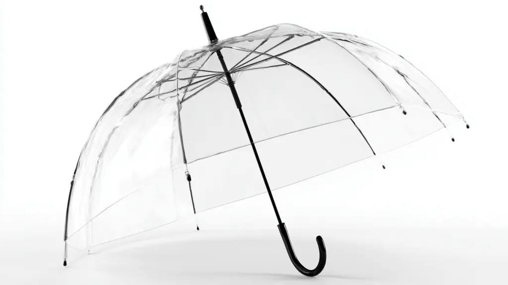 Guarda-Chuva Transparente à Prova de Vento