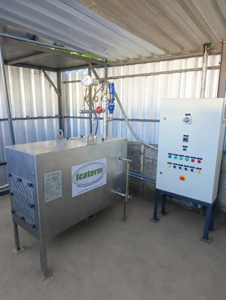 Gerador de vapor elétrico industrial
