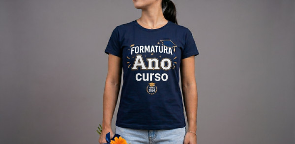 camiseta personalizada formatura