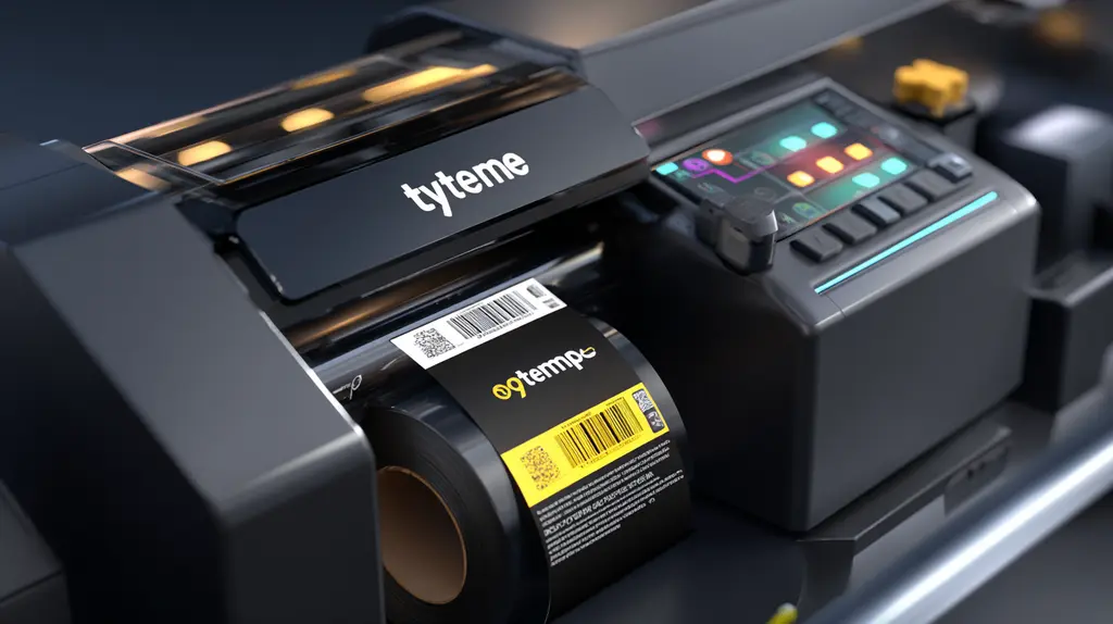 impressora de etiquetas adesivas coloridas​