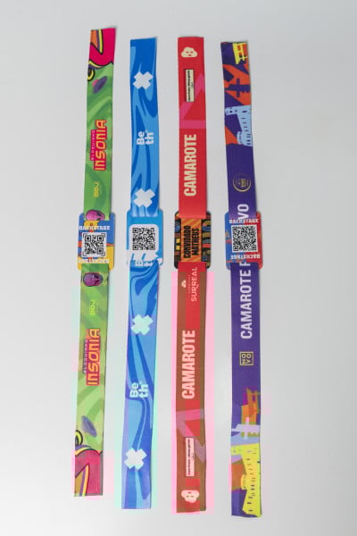 Pulseira De Tecido Para Convenções