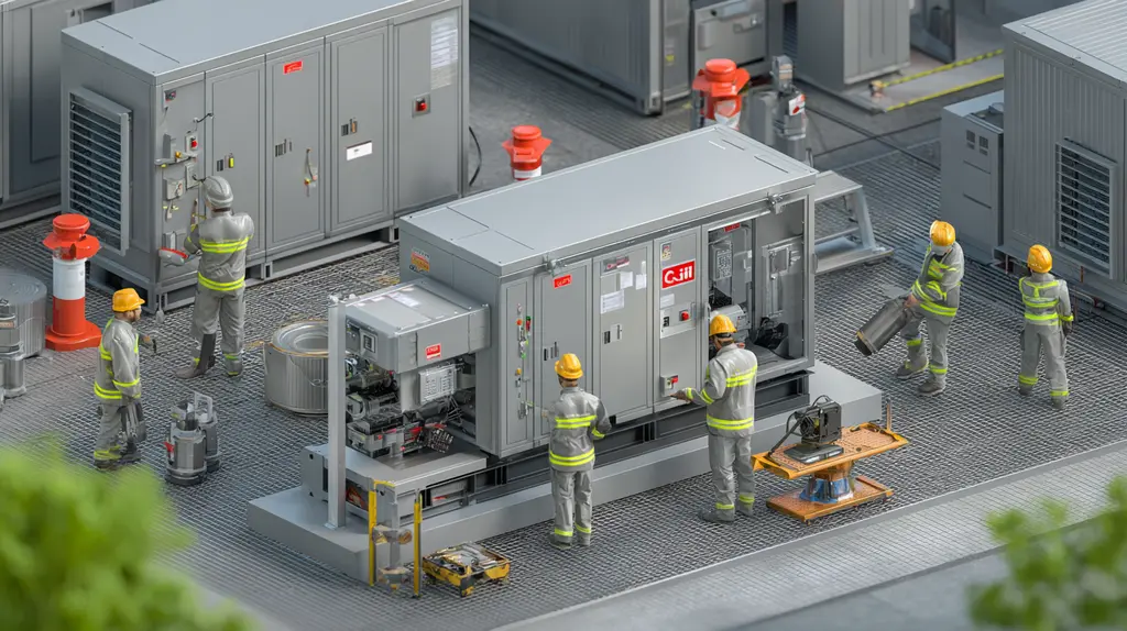 Instalação grupo gerador diesel
