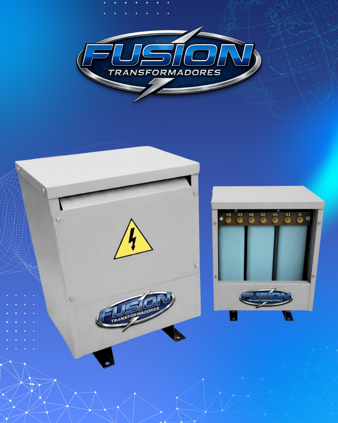 Transformador Isolador Trifásico 500VA a 100kVA