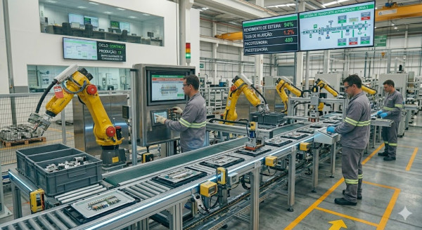 Automação Industrial De Esteira Transportadora