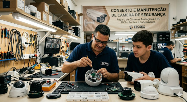 Conserto e Manutenção de Câmera de Segurança