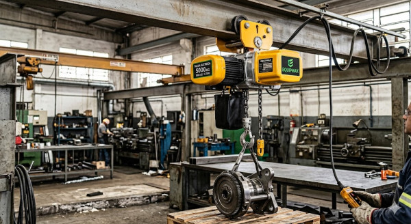 Talha eletrica Demag P 600 com troley
