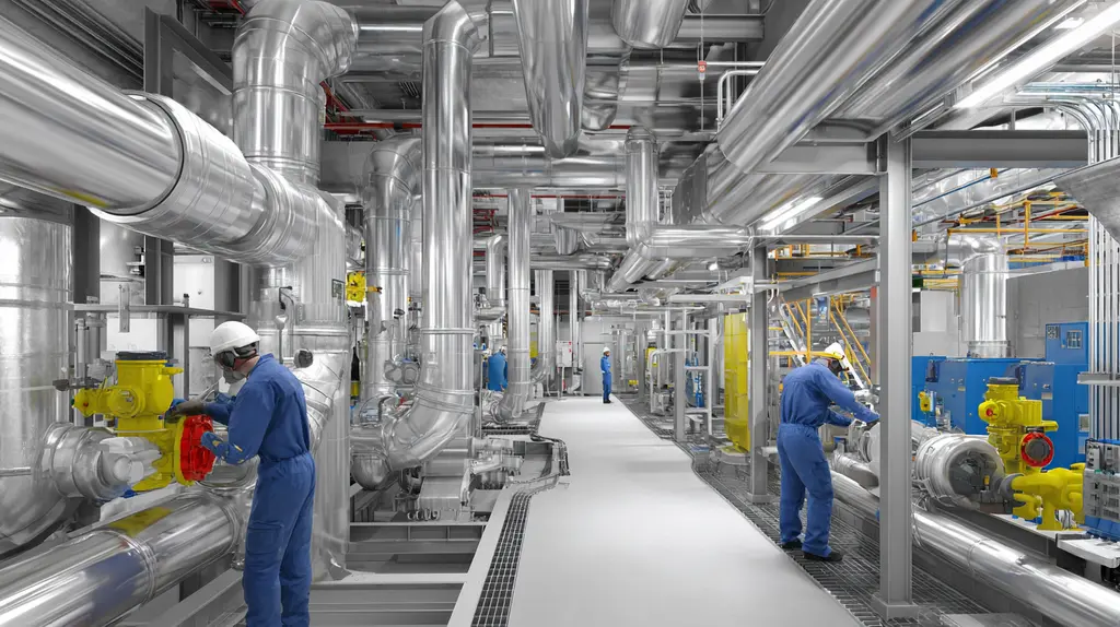 Limpeza de tubulações industriais
