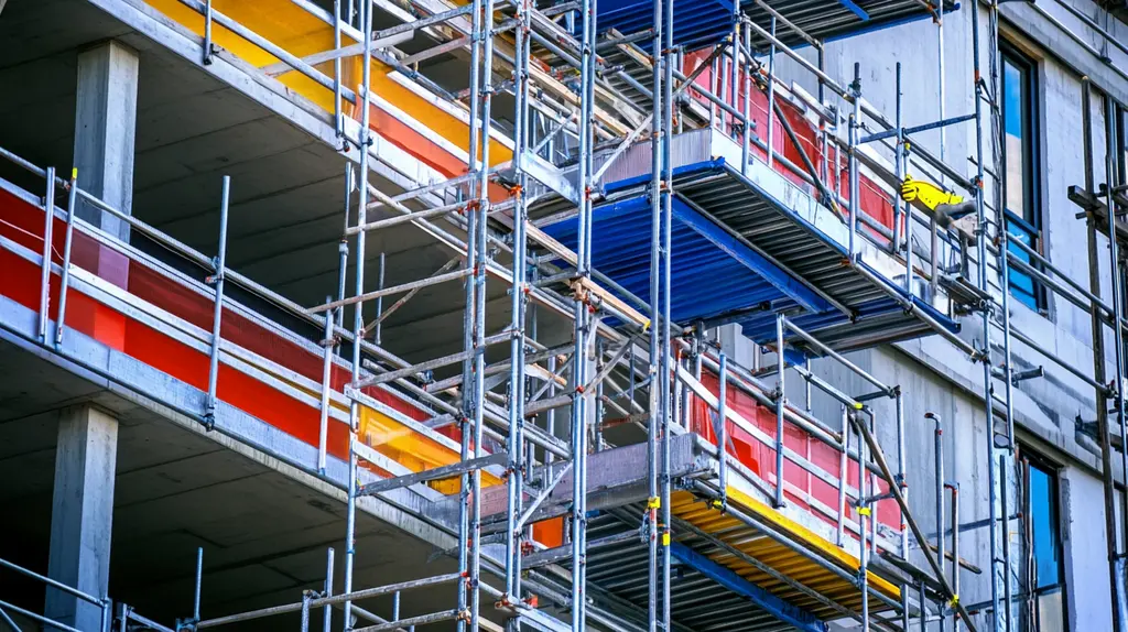 Locação de andaimes para obras