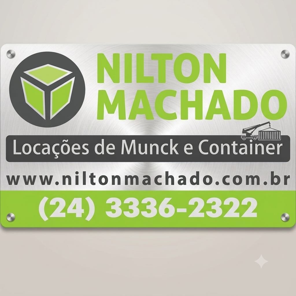 NILTON MACHADO LOCAÇÕES DE CAMINHÃO MUNCK E CONTAINER