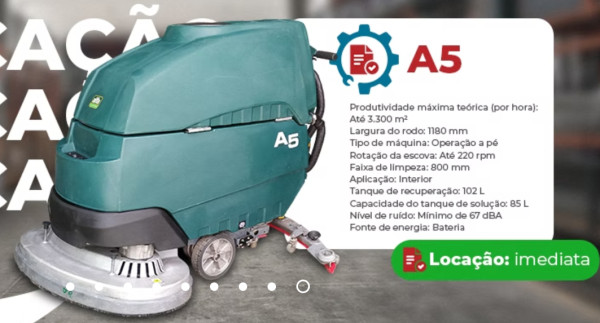 Lavadora e secadora de piso