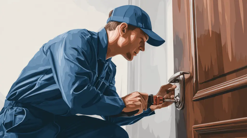 Manutenção de porta automática