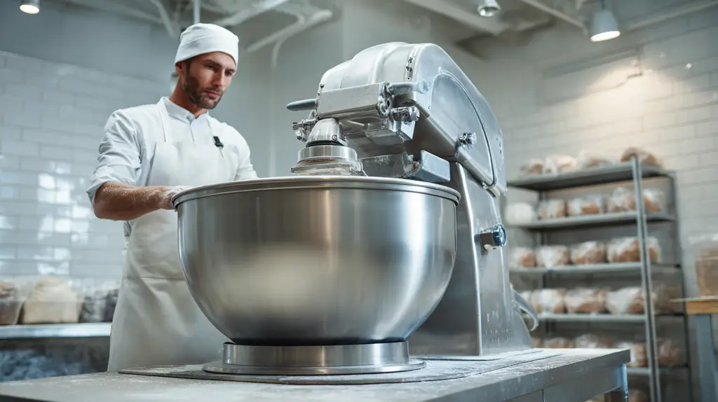 Máquina para misturar massa de pão