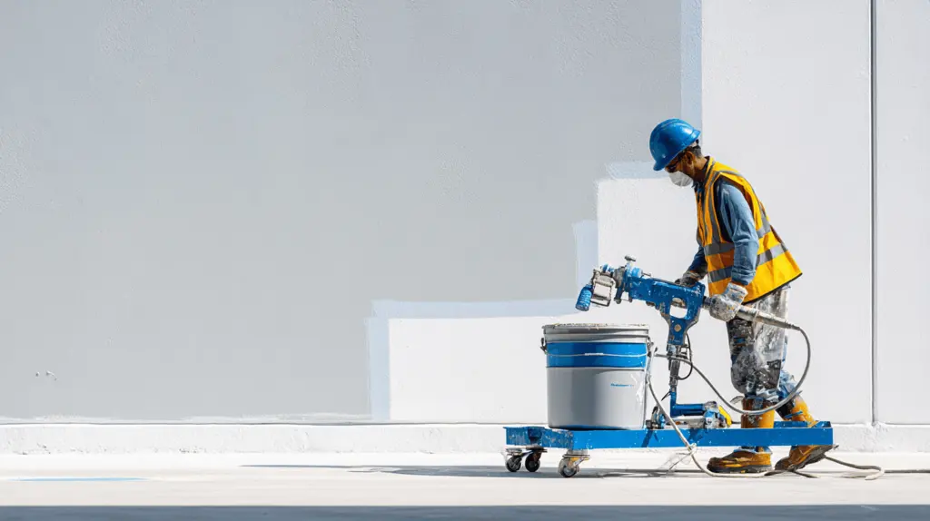 máquina para pintura de parede