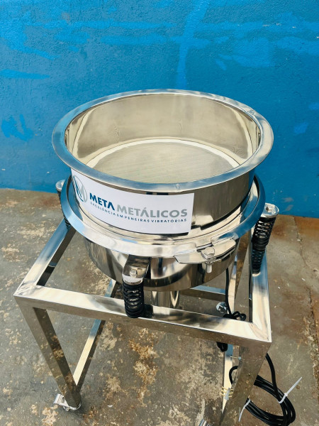 Peneira vibratória para alimentos