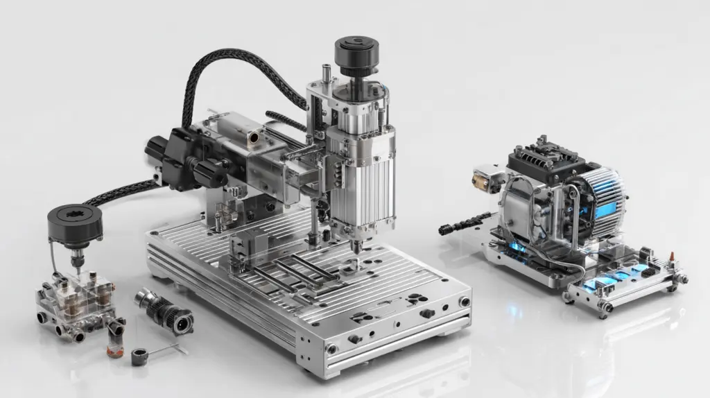 Mini fresadora CNC 24.000 rpm