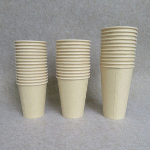 Copos de papel biodegradáveis e compostáveis